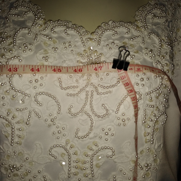 Exquisite Plus Size Bridal Gown With Train Size 5x - Picture 5 of 8